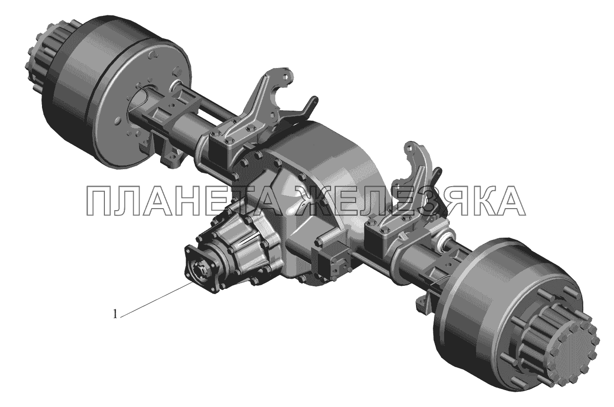 Мост задний МАЗ-437130 (Зубренок)