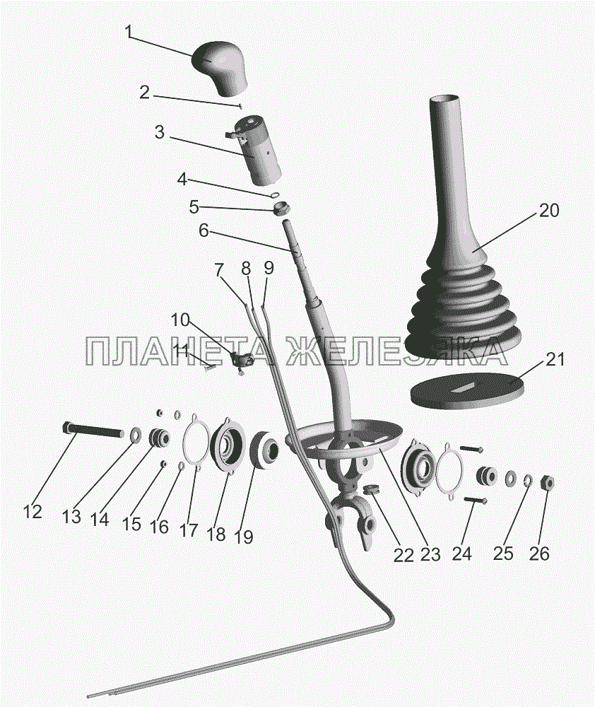 Рычаг МАЗ-530905