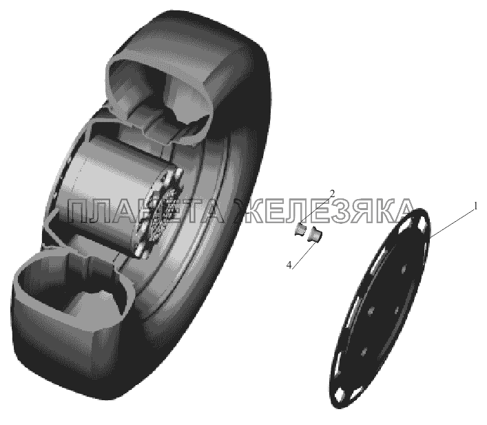 Установка шумопоглощающего колпака 6418-3103005-10 МАЗ-530905