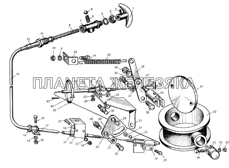 Тормоз моторный МАЗ-5335