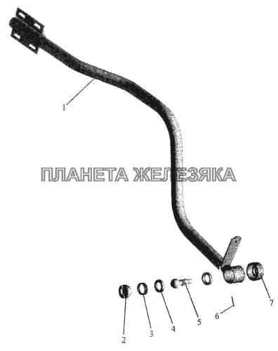 Хвостовик МАЗ-5336