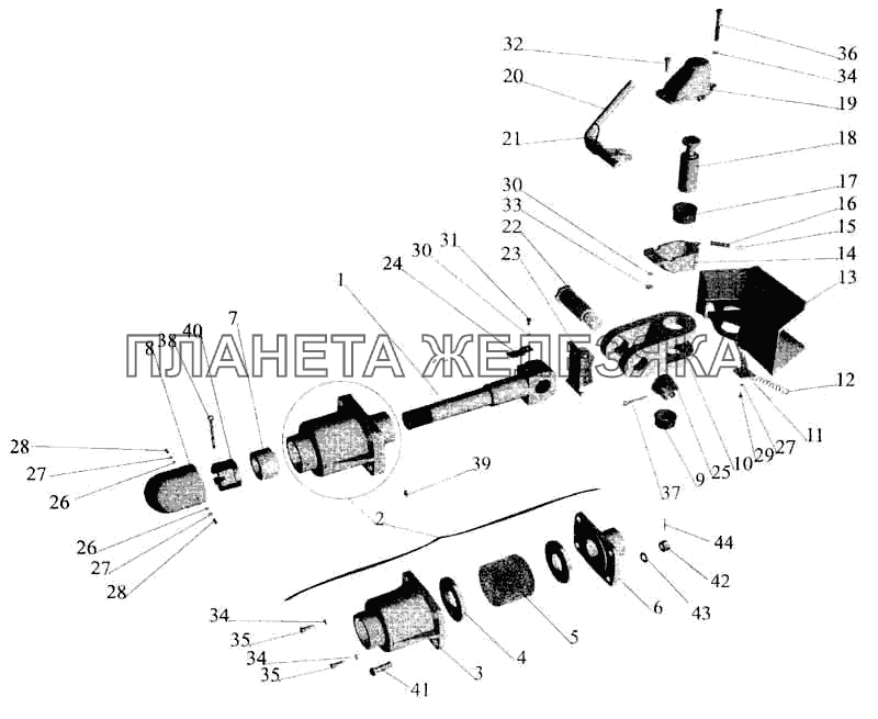 Буксирный прибор 5336-2707212-11 МАЗ-5336