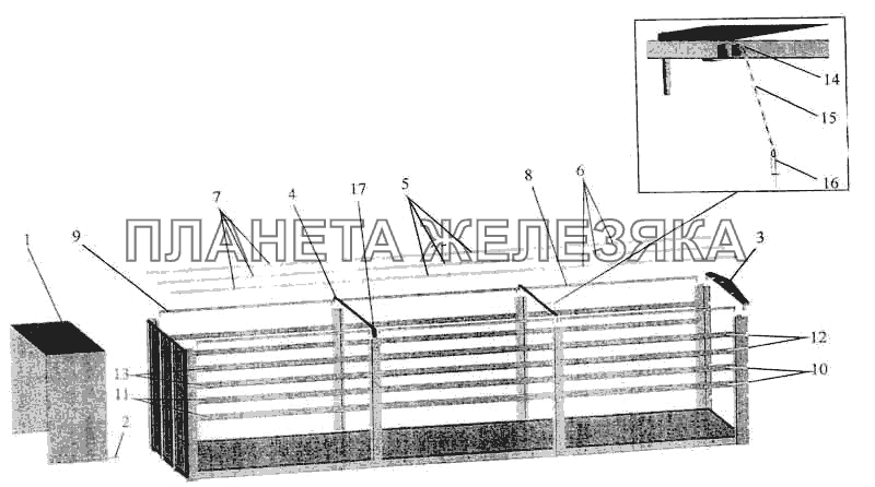 Установка тентовой надстройки и тента на МАЗ-630308, МАЗ-630305, МАЗ-630303 МАЗ-5336