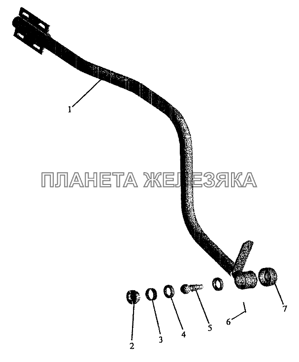Хвостовик МАЗ-5337 (2005)