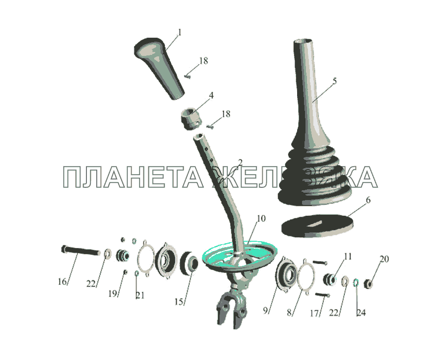 Рычаг 4370-1703410 МАЗ-533731