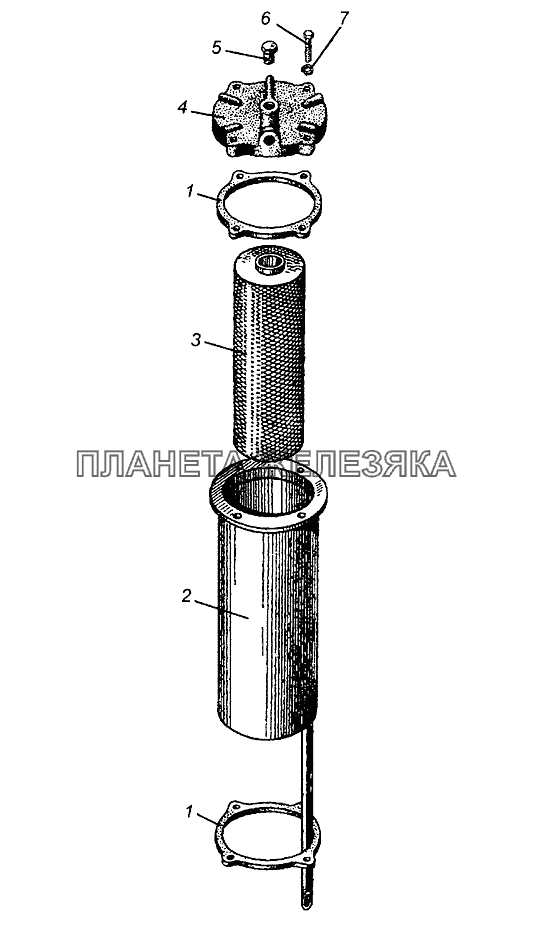 Фильтр грубой очистки топлива МАЗ-5429