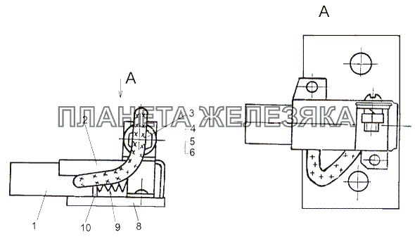 Щетка 547А-1317210 МАЗ-543 (7310)