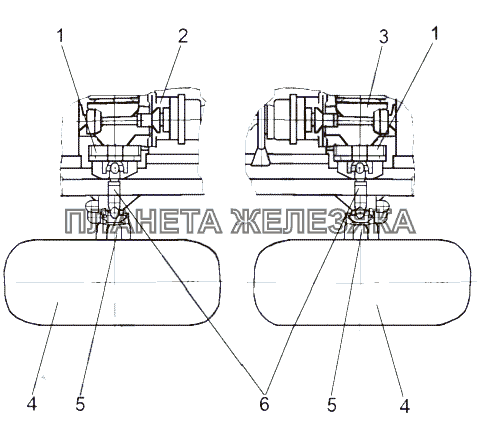 Привод задних колес 543-2400005 МАЗ-543 (7310)