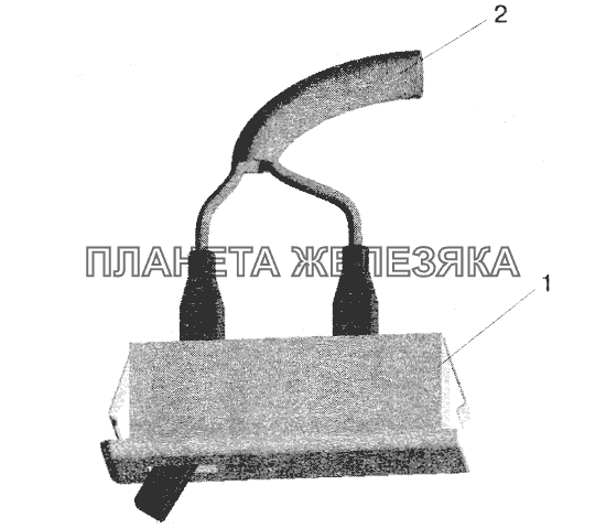 Установка фонаря освещения спального места МАЗ-5432