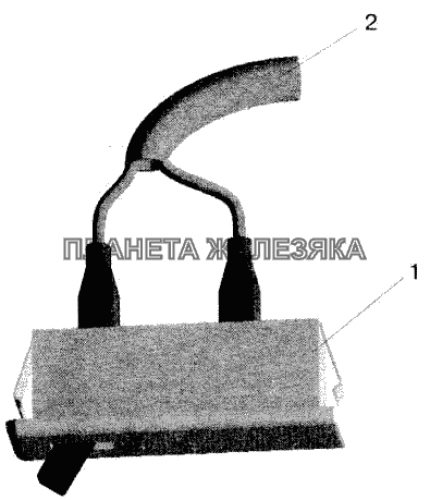 Установка фонаря освещения спального места МАЗ-543202