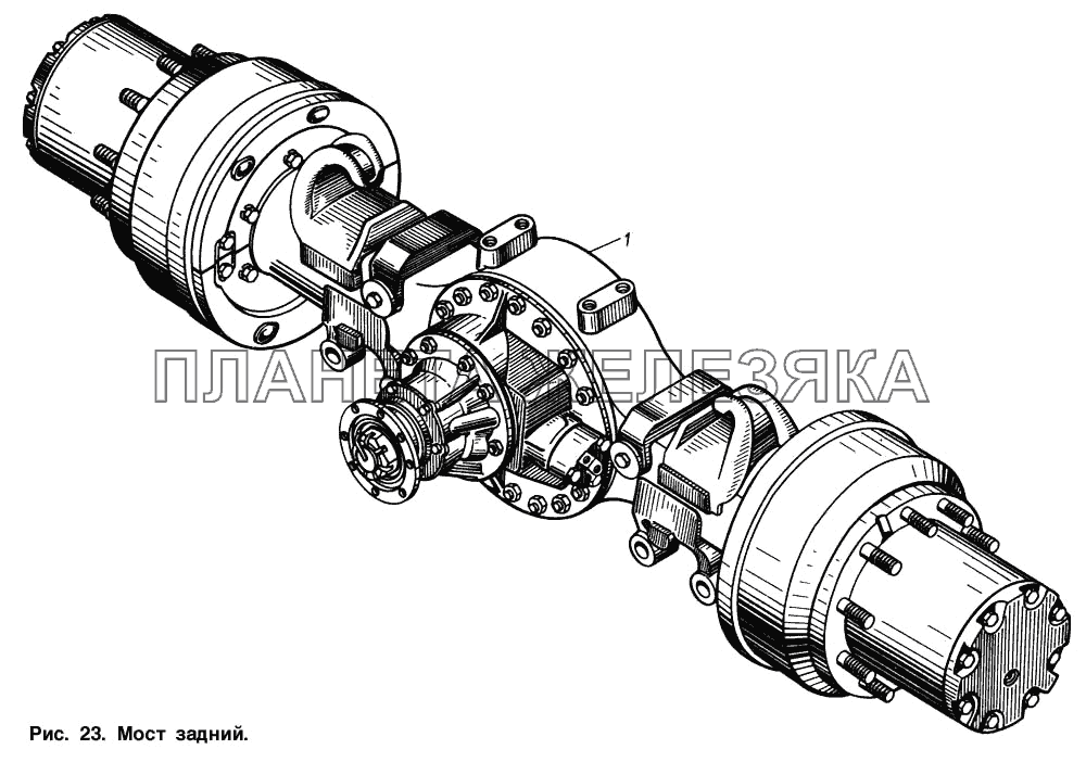 Мост задний МАЗ-54321