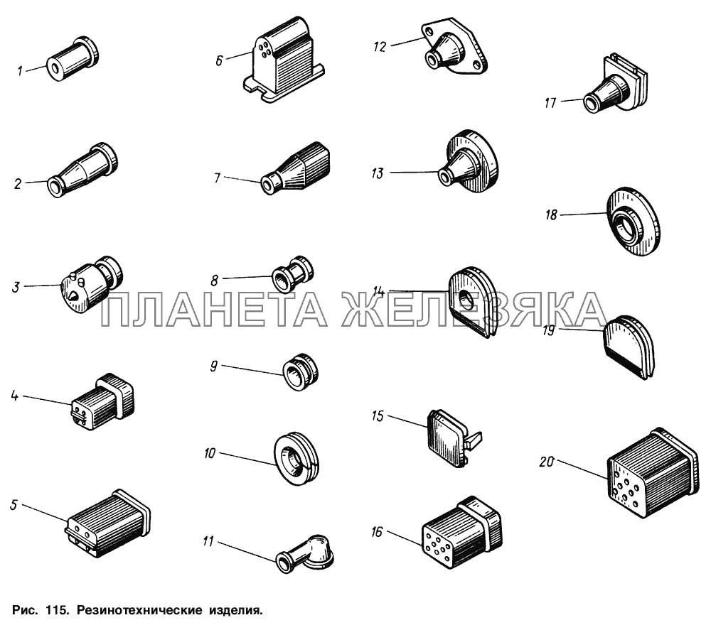 Резинотехнические изделия МАЗ-64221