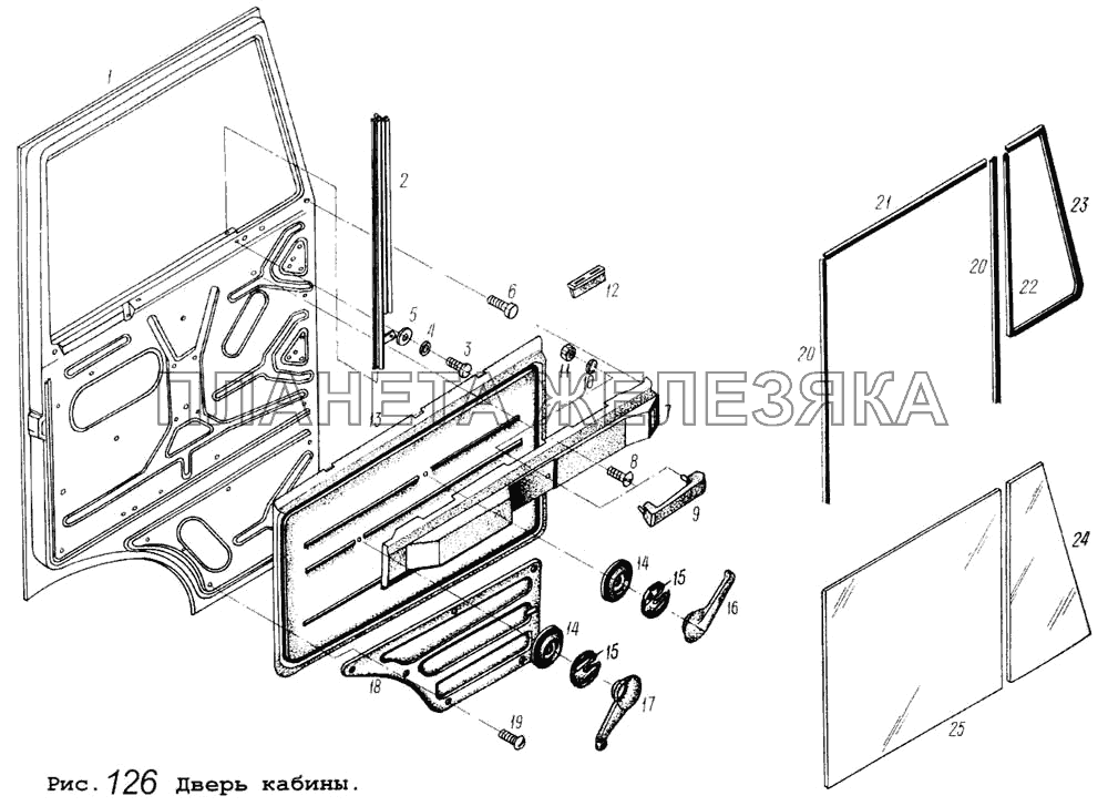 Дверь кабины МАЗ-64255