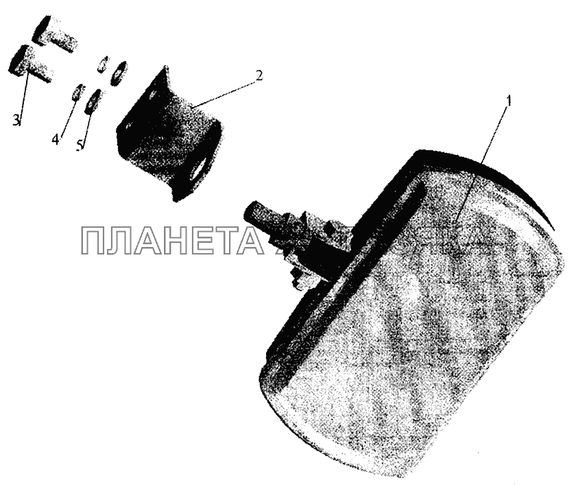 Установка противотуманной фары МАЗ-5440