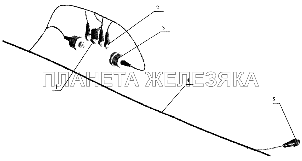 Установка датчиков на шасси МАЗ-6430 МАЗ-5440