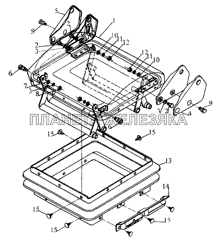 Сиденье МАЗ-5440