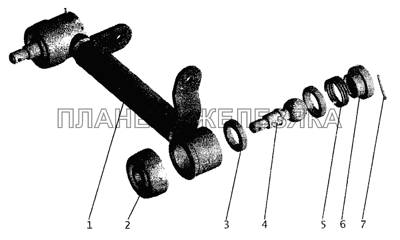 Хвостовик 64302-1703447 МАЗ-5440