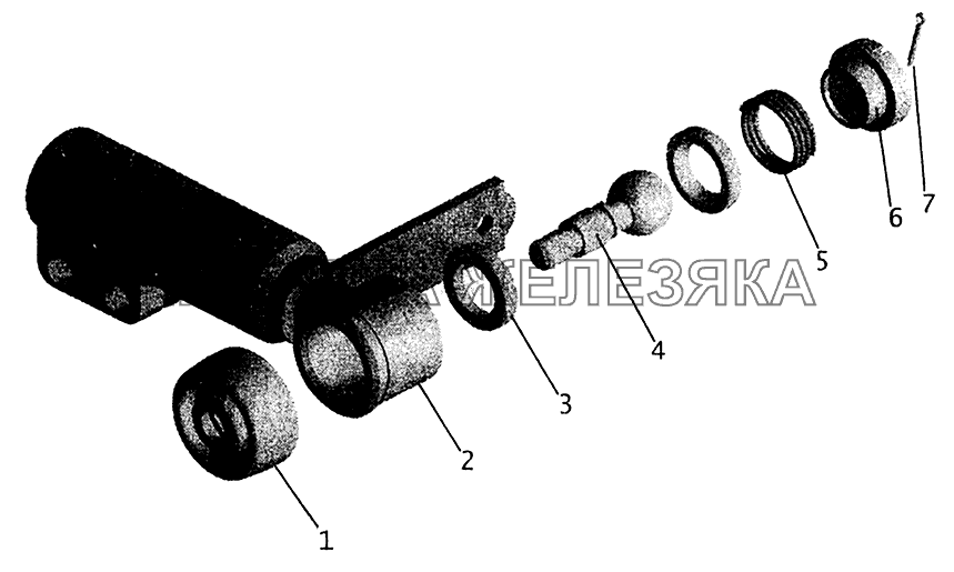 Хвостовик 64302-1703448 МАЗ-5440