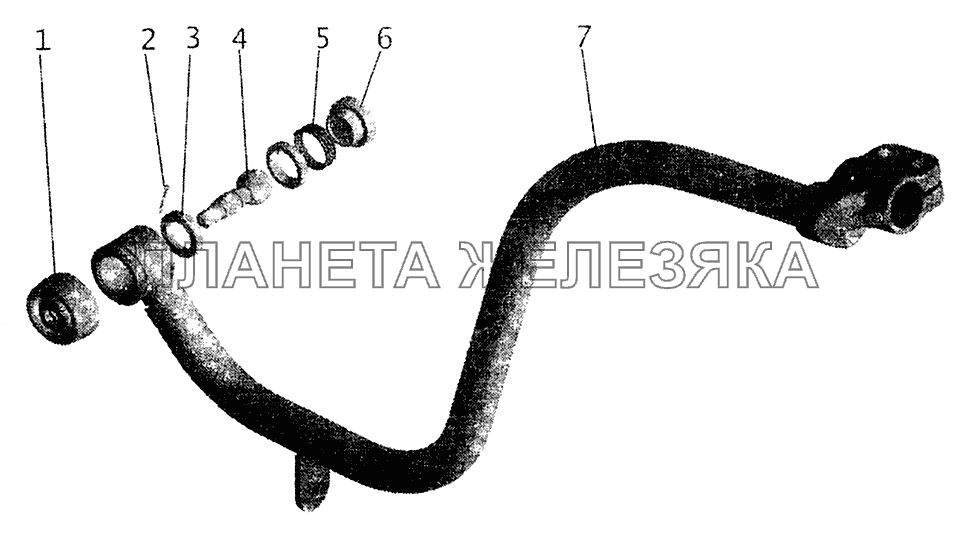 Хвостовик 6430-1703448-040 МАЗ-5440