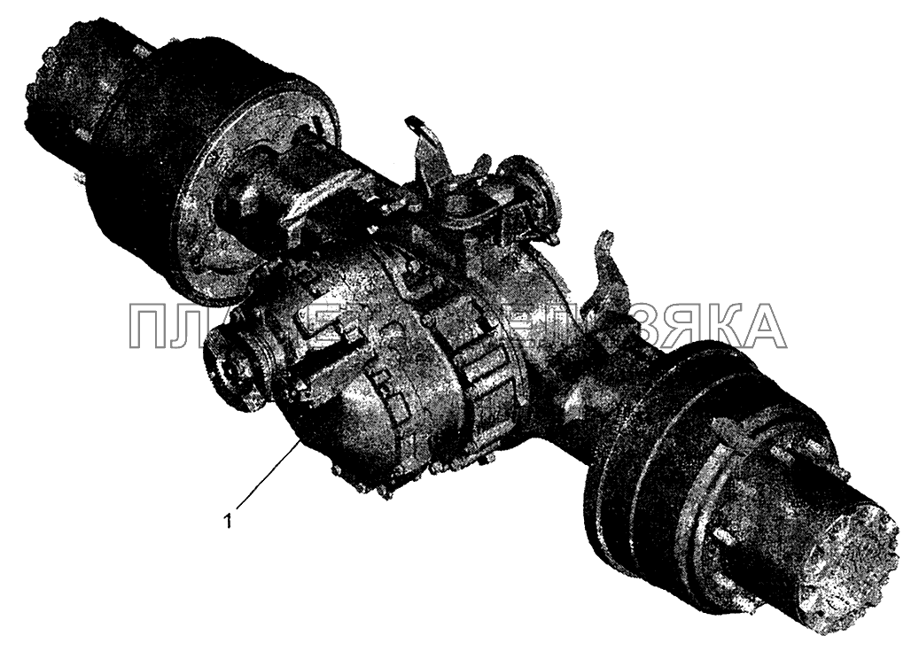 Мост средний МАЗ-5440