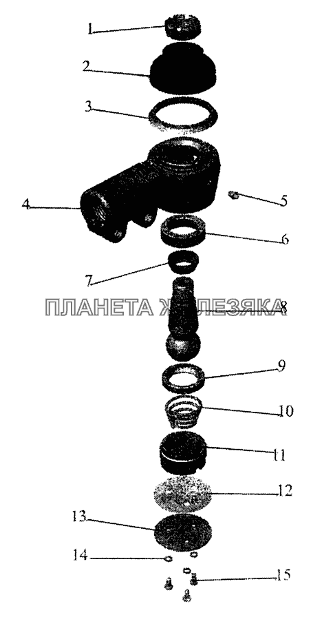 Наконечник МАЗ-5440