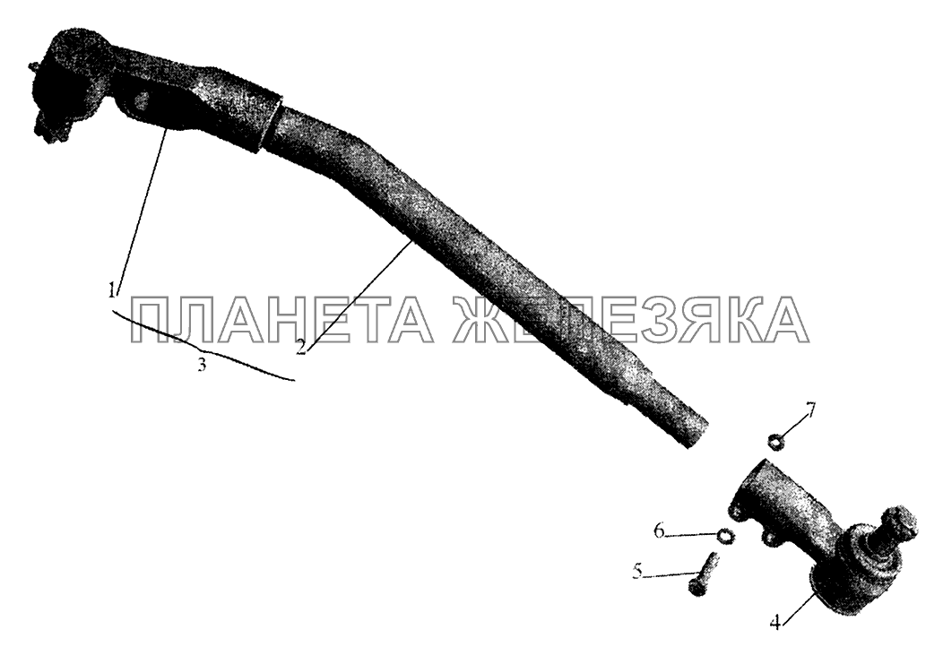 Тяга продольная МАЗ-5440