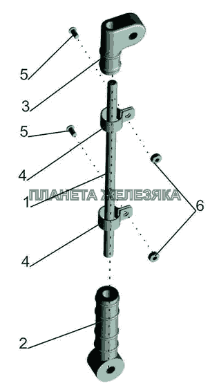 Тяга регулятора 54327-2935027 МАЗ-5440B5