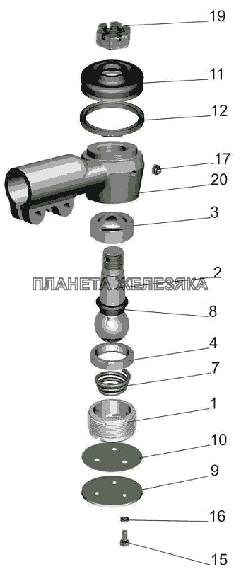 Наконечник 6422-3003057 МАЗ-5440B5