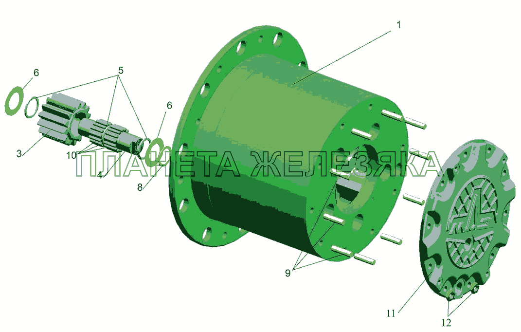 Корпус водила 5440-2405029-020 МАЗ-5440B5