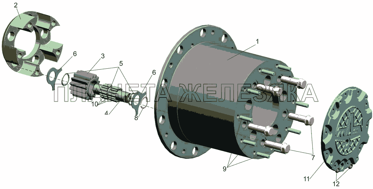 Корпус водила 5440-2405029 МАЗ-5440B5