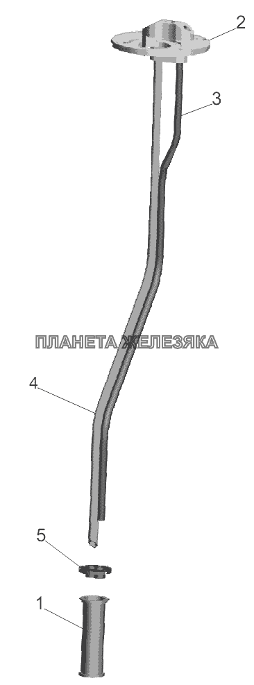 Топливозаборник МАЗ-5440B9, 6430B9