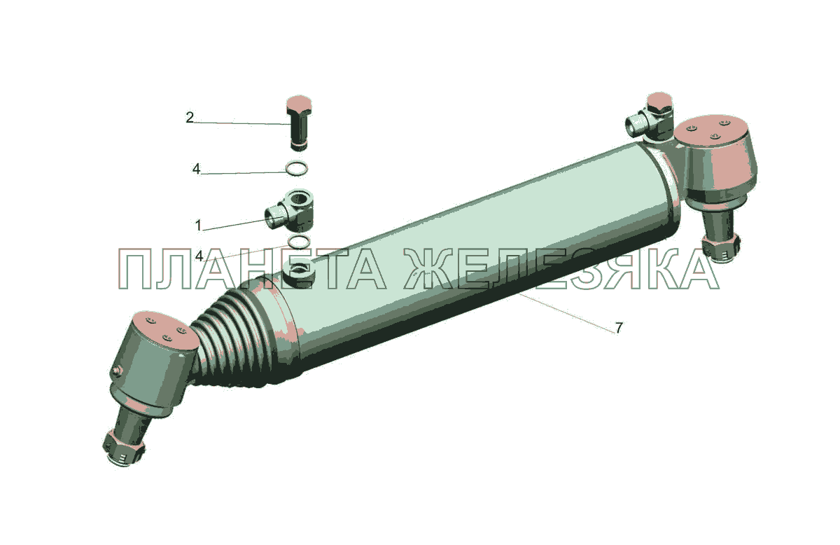 Цилиндр гидравлический 6430-3405004 МАЗ-5440E9