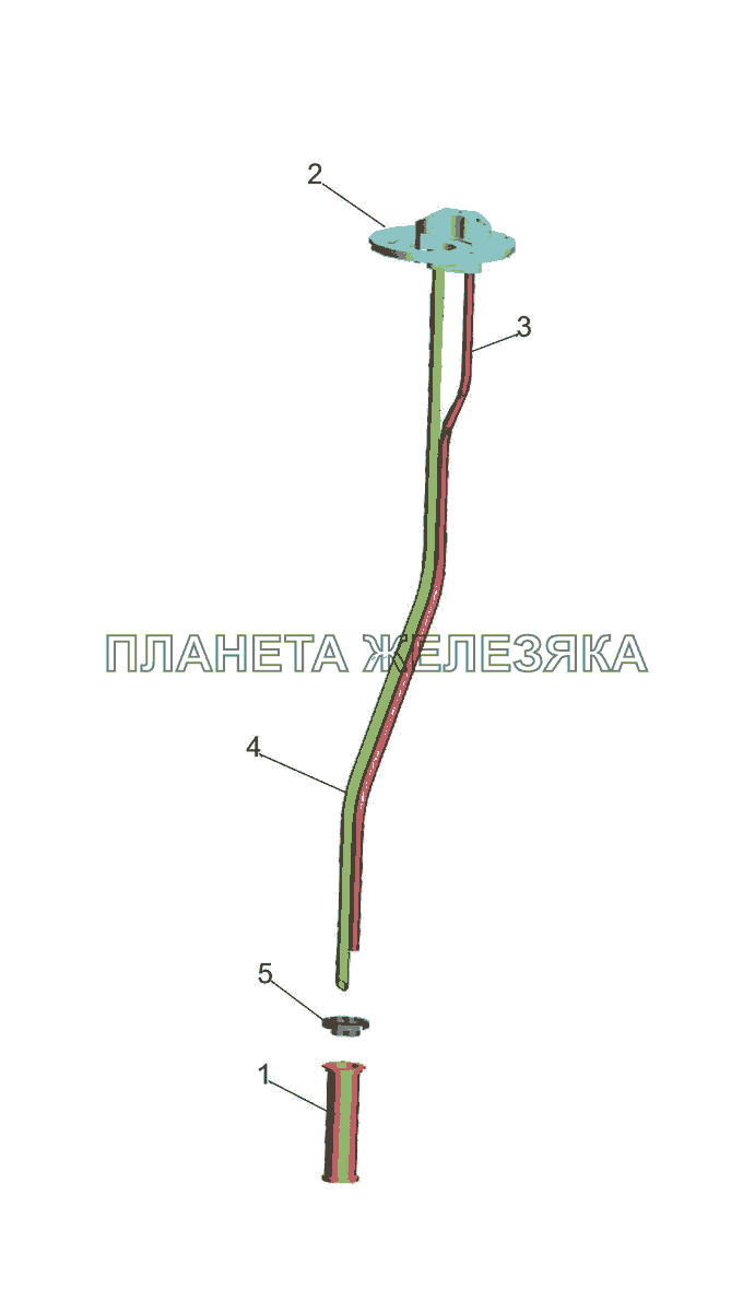 Топливозаборник 650108-1105014 МАЗ-5440E9