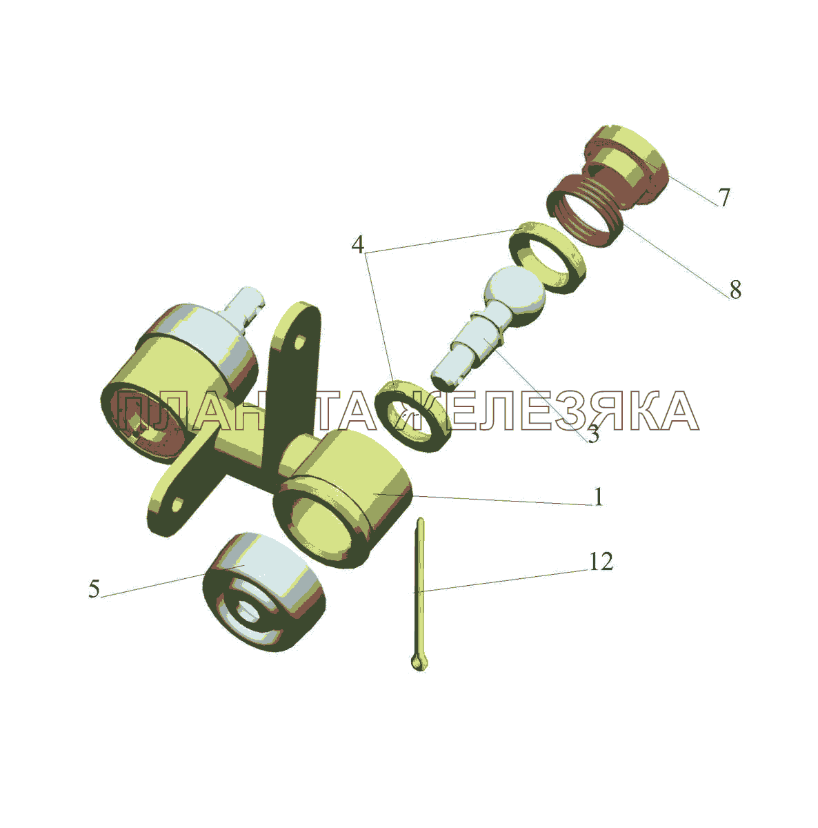 Хвостовик	544019-1703447 МАЗ-5440E9