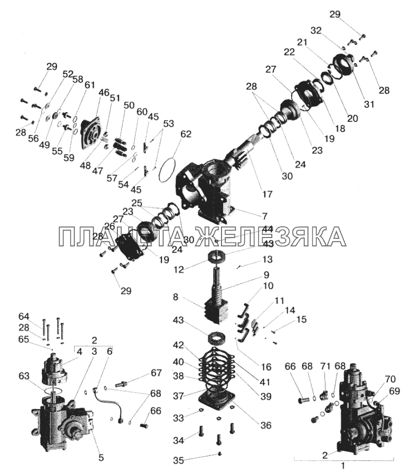 Рулевой механизм МАЗ-5516 (2003)