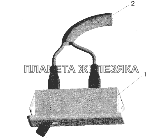 Установка фонаря освещения спального места МАЗ-5516 (2003)