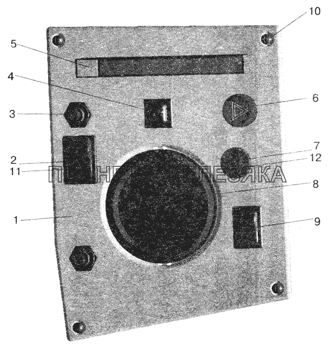 Установка дополнительного щитка приборов МАЗ-5516 (2003)