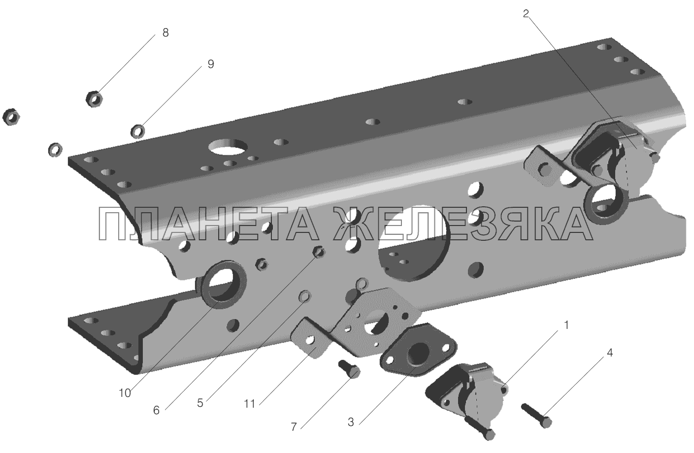 Установка розеток 63031-3700015 МАЗ-551605