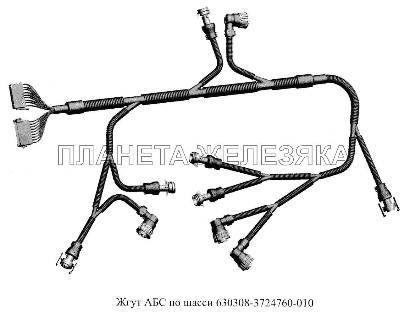 Жгут АБС по шасси 630308-3724760-010 МАЗ-5516А5