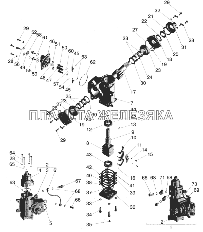 Рулевой механизм МАЗ-5551 (2003)