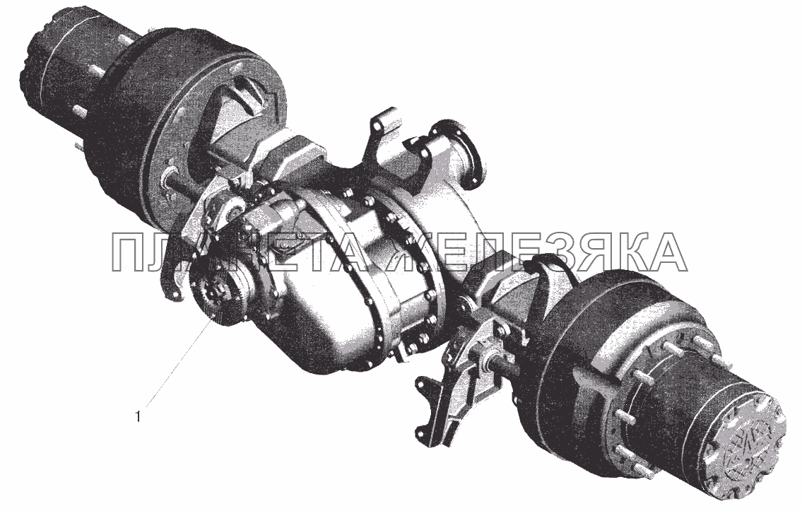 Мост средний МАЗ-5551 (2003)