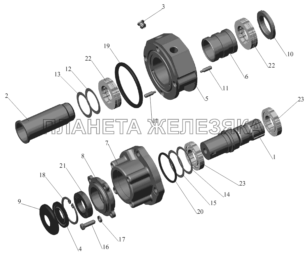 Распределитель 5336-3416010-01 МАЗ-555102, 5551А2