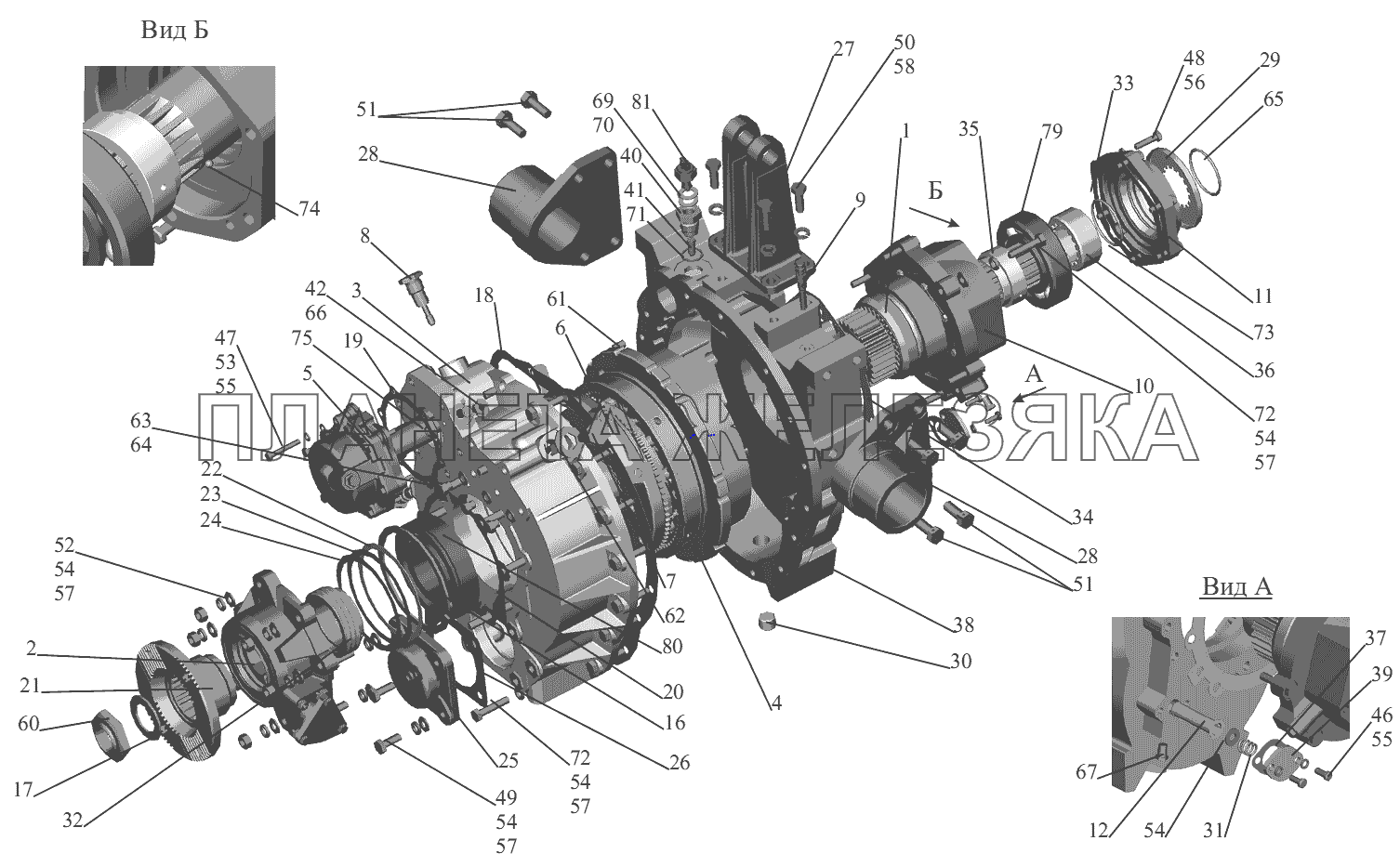 Ходоуменьшитель 555102-1717010 МАЗ-555102, 5551А2