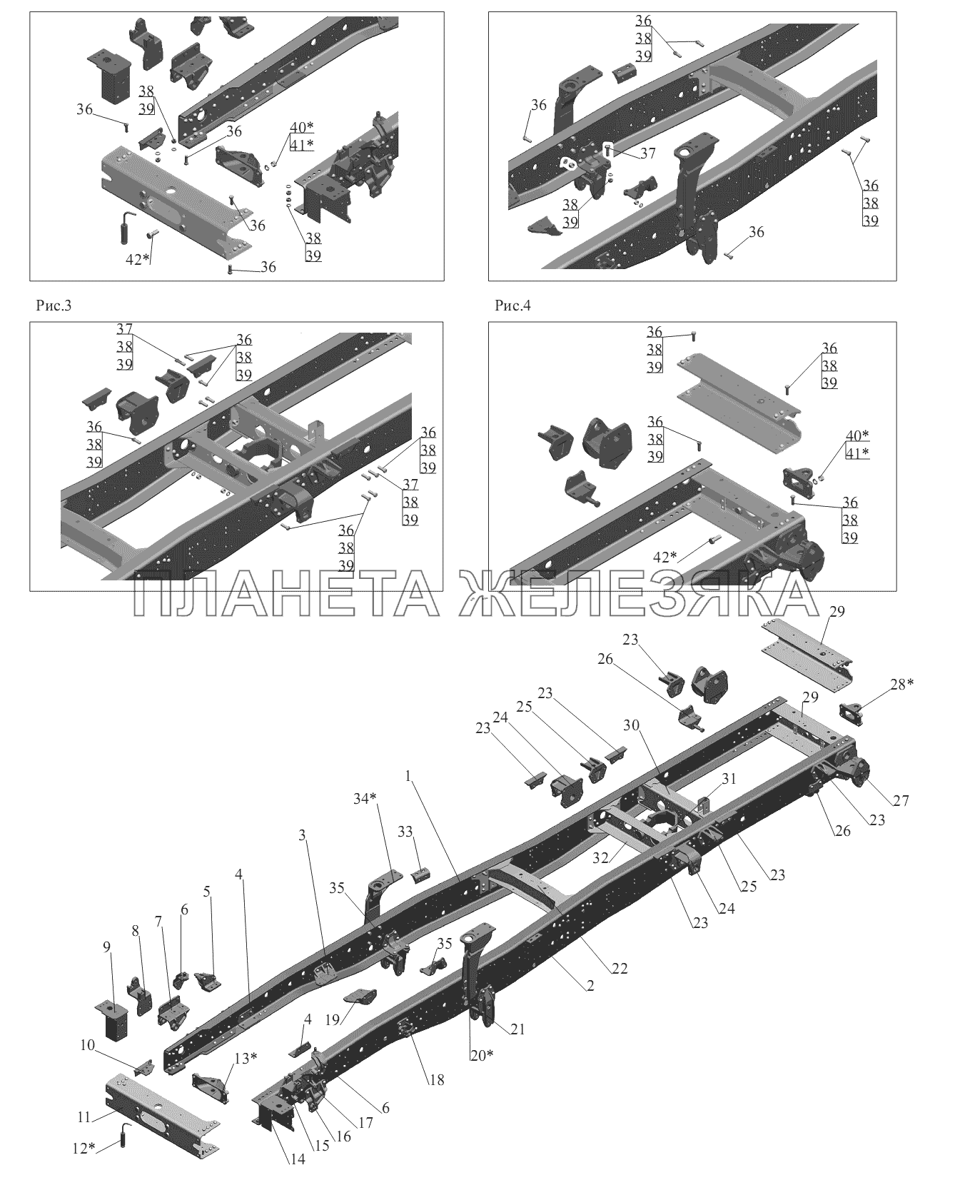 Рамы 555140-2800010 (555140-2801002), 555140-2800010-010 (555140-2801002-010) МАЗ-555102, 5551А2