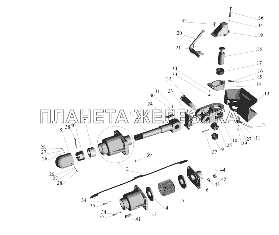 Буксирный прибор МАЗ-555142