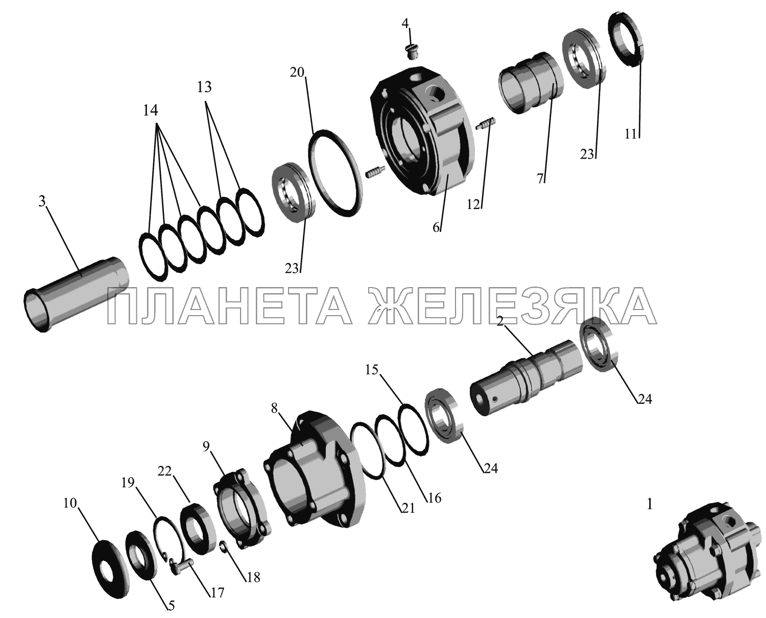 Распределитель 5336-3416010-01 МАЗ-630333