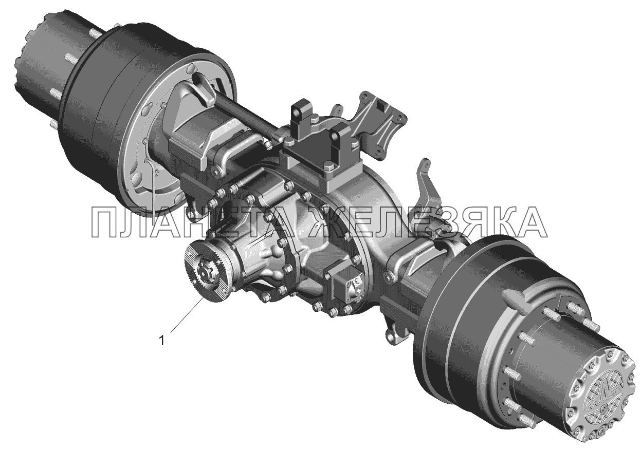 Мост задний МАЗ-631236