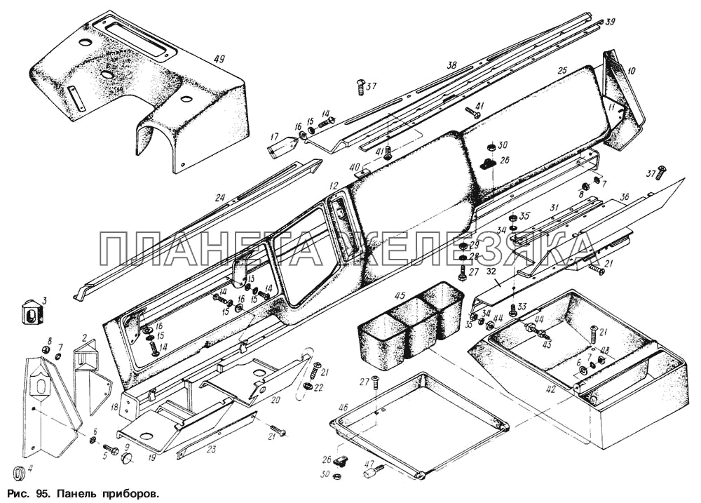 Панель приборов МАЗ-6317