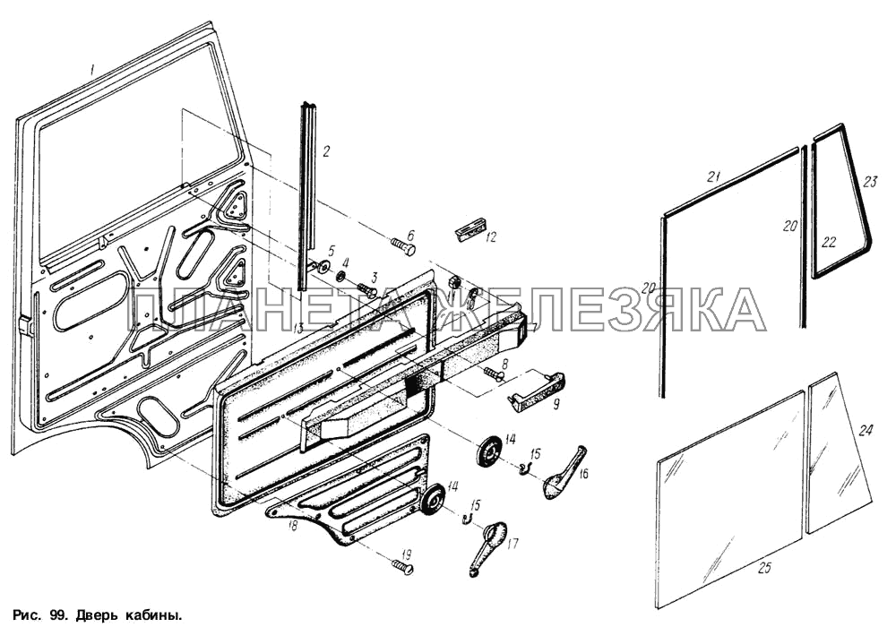 Дверь кабины МАЗ-6317