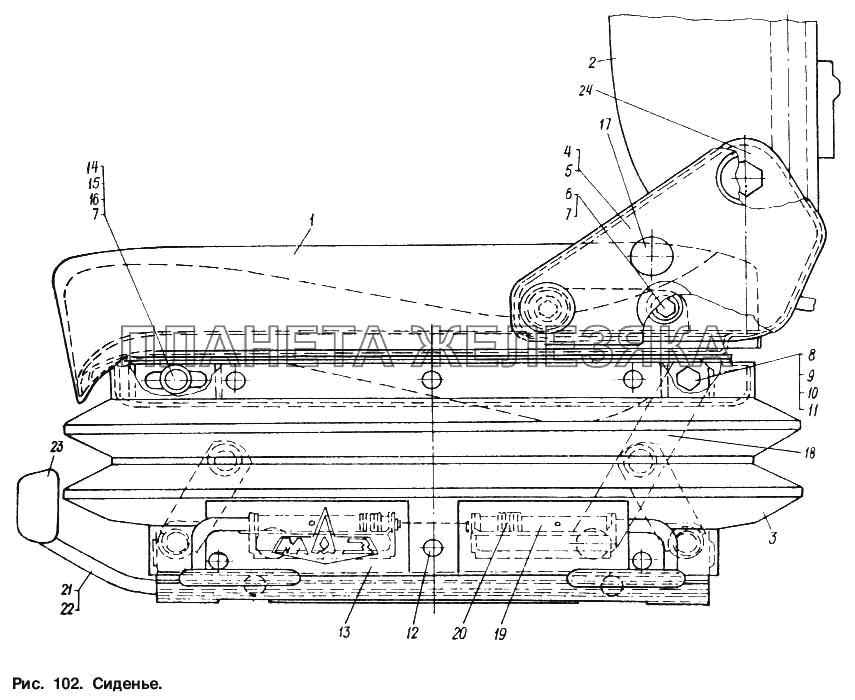 Сиденье МАЗ-6317